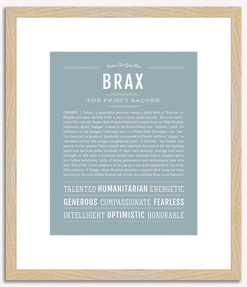 Brax | Name Art Print