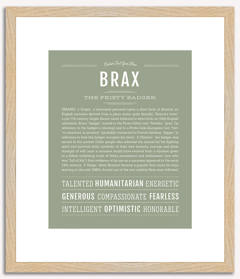 Brax | Name Art Print