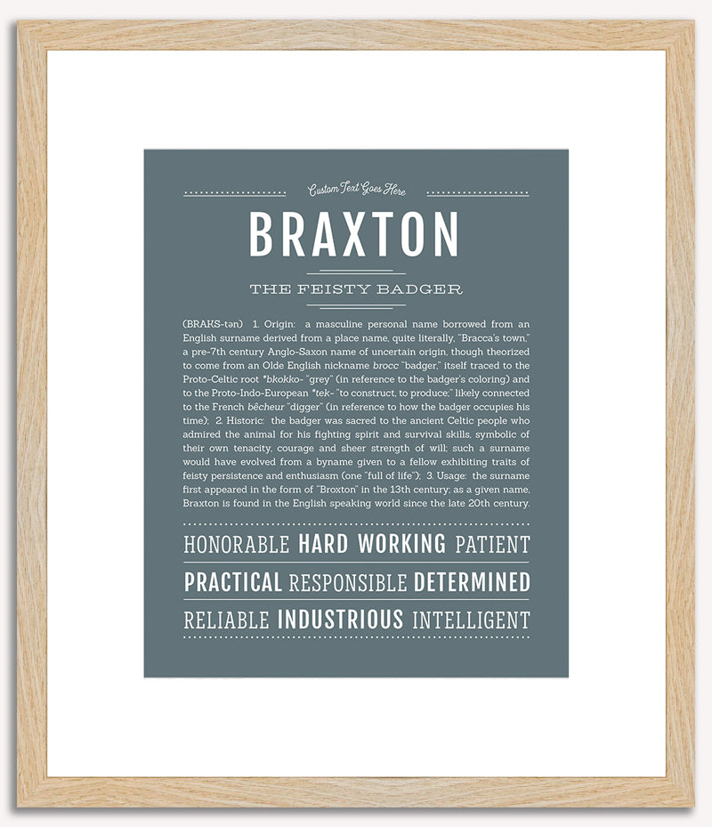 Braxton | Name Art Print