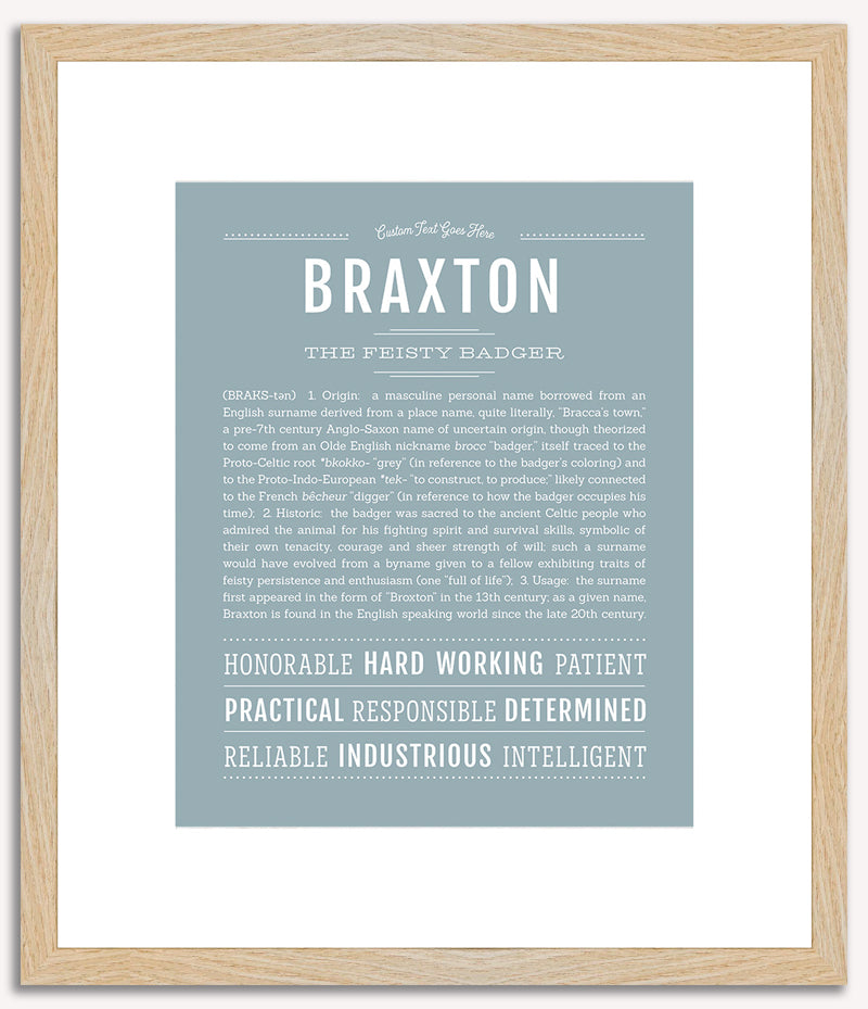 Braxton | Name Art Print