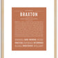 Braxton | Name Art Print