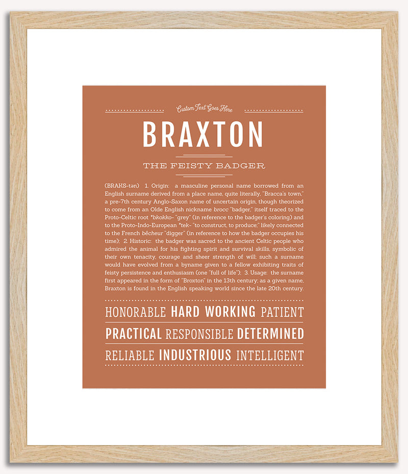 Braxton | Name Art Print