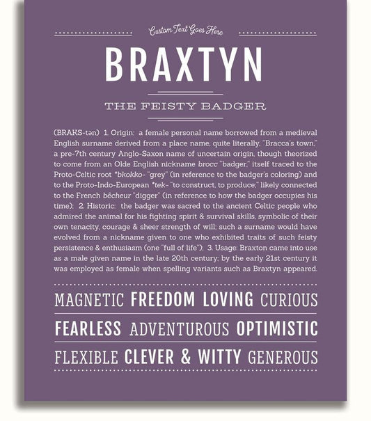Frame Options | Deep Purple | No Frame