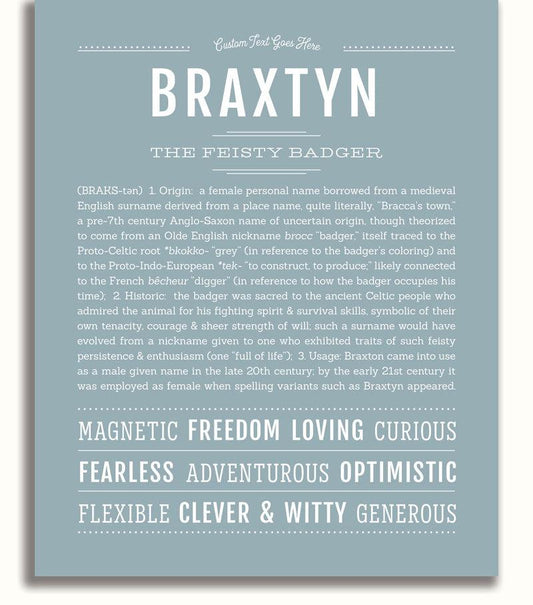 Frame Options | Powder Blue | No Frame