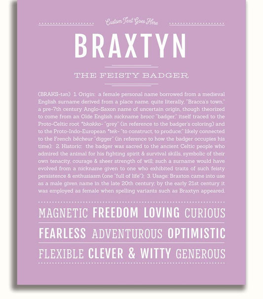 Frame Options | Lilac | No Frame