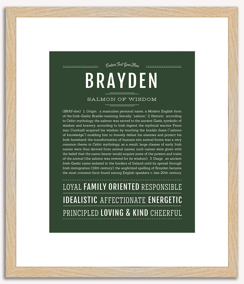 Brayden | Name Art Print