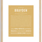 Brayden | Name Art Print