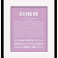 Frame Options | Lilac | Black Frame, Matted