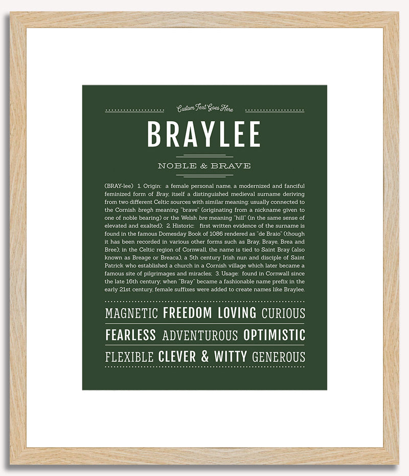 Braylee | Name Art Print