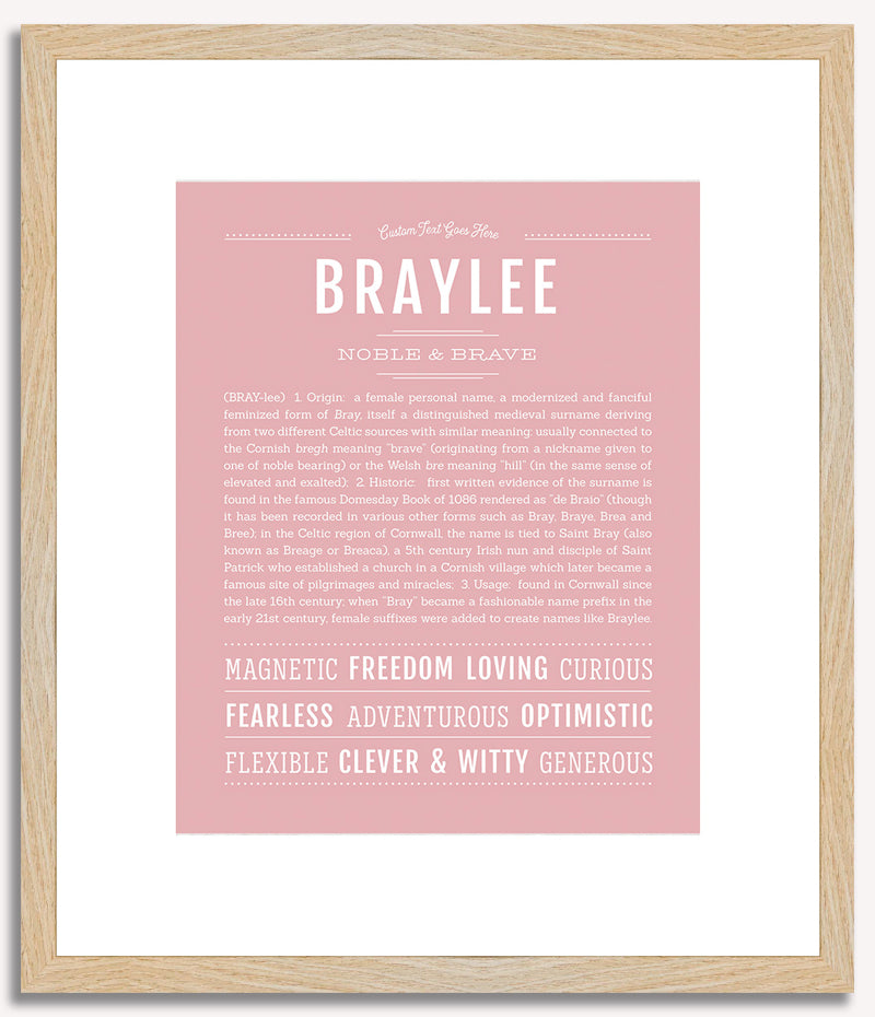 Braylee | Name Art Print