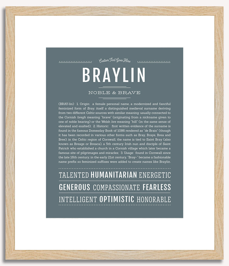 Braylin | Name Art Print