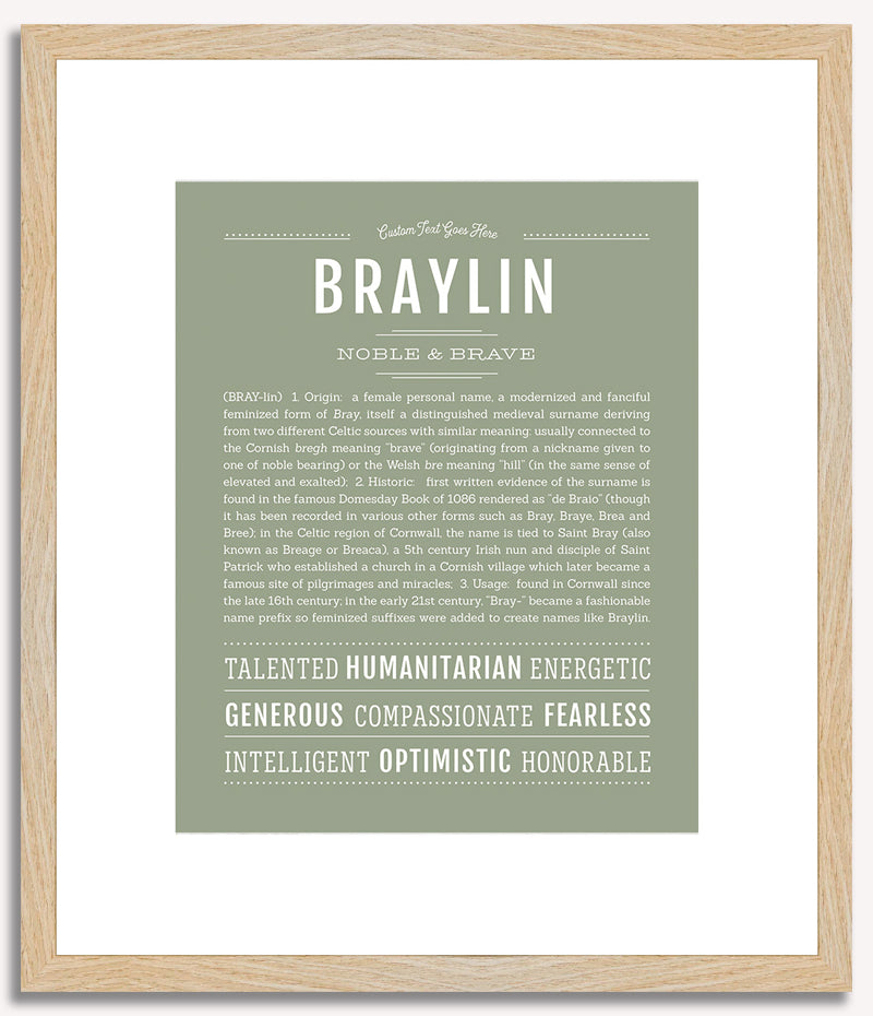 Braylin | Name Art Print