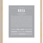 Brea | Name Art Print