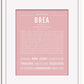 Frame Options | Dusty Rose | White Frame, Matted