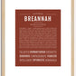 Breannah | Name Art Print