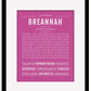 Frame Options | Dark Pink | Black Frame, Matted