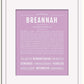 Frame Options | Lilac | White Frame, Matted