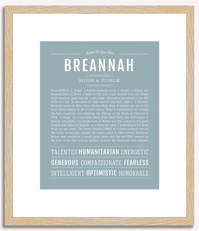 Breannah | Name Art Print