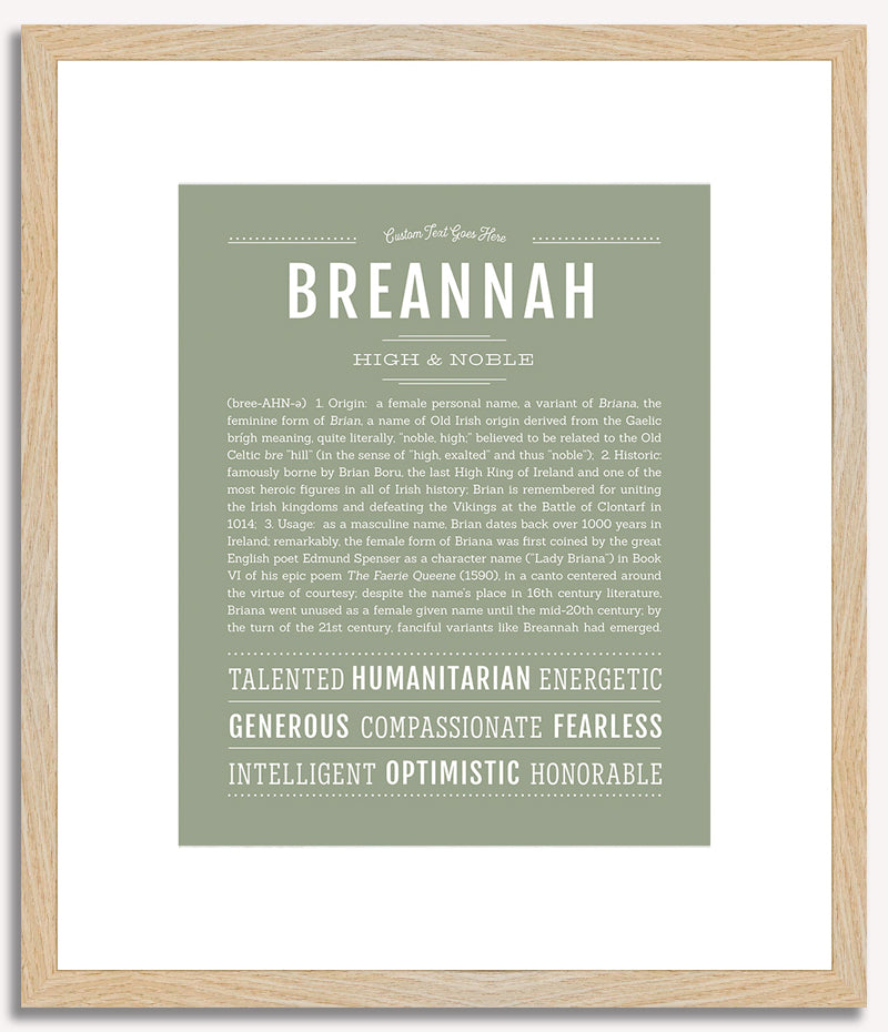 Breannah | Name Art Print