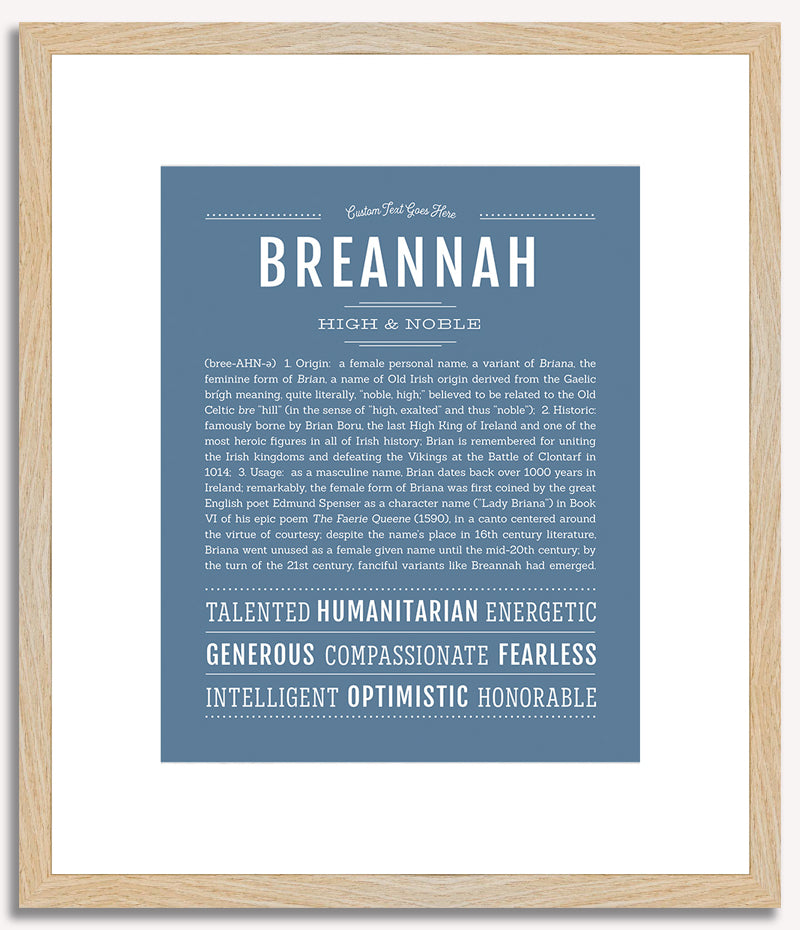 Breannah | Name Art Print