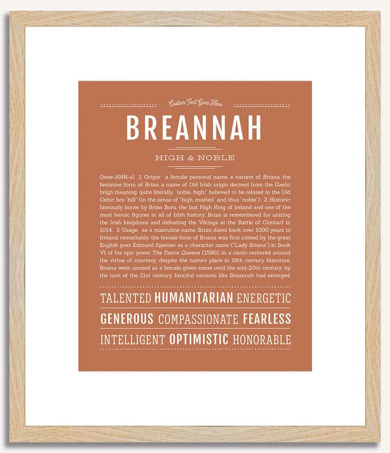 Breannah | Name Art Print