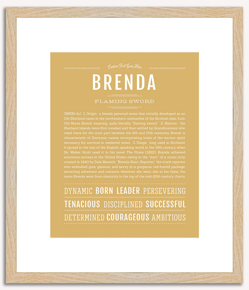 Brenda | Name Art Print