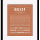 Frame Options | Terra Cotta | Black Frame, Matted