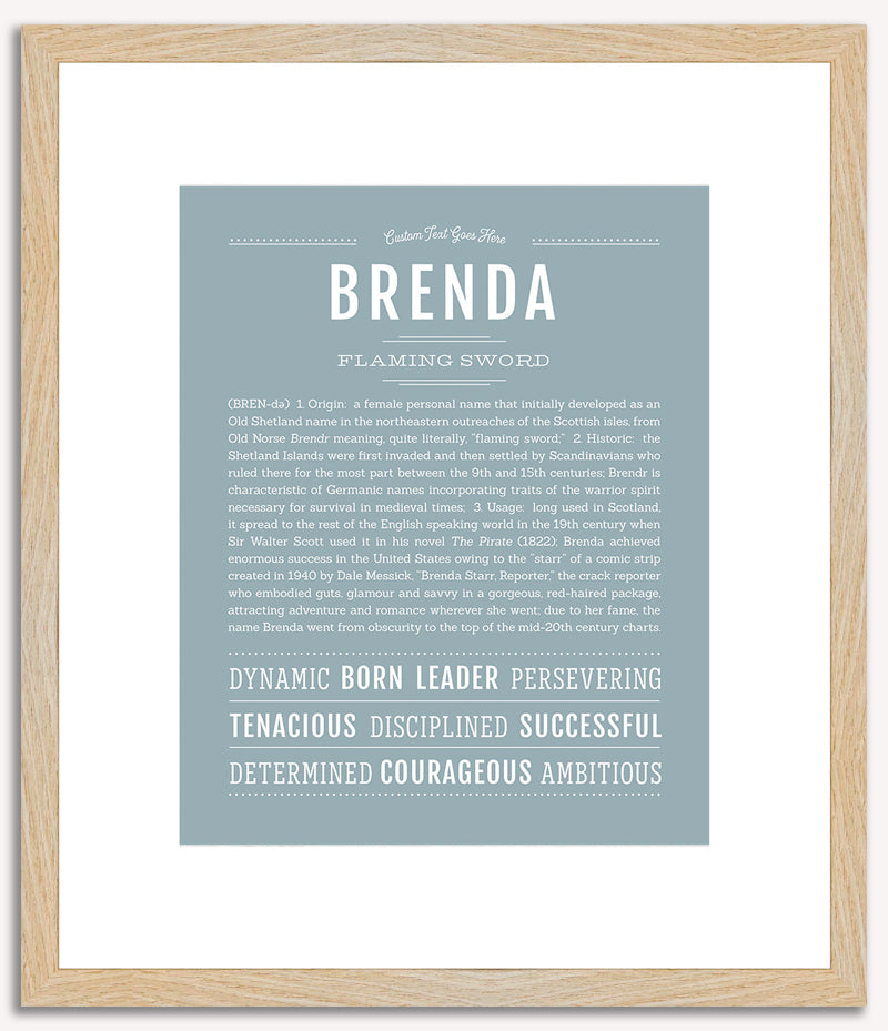 Brenda | Name Art Print