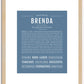 Brenda | Name Art Print