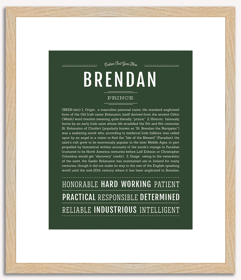 Brendan | Name Art Print