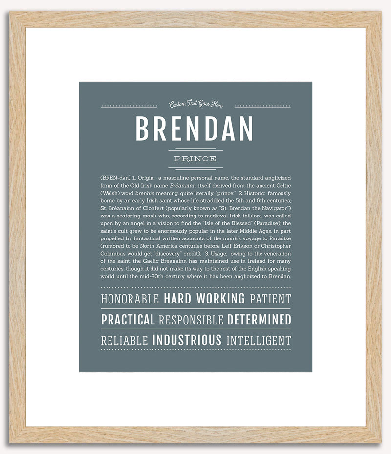 Brendan | Name Art Print