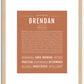 Brendan | Name Art Print