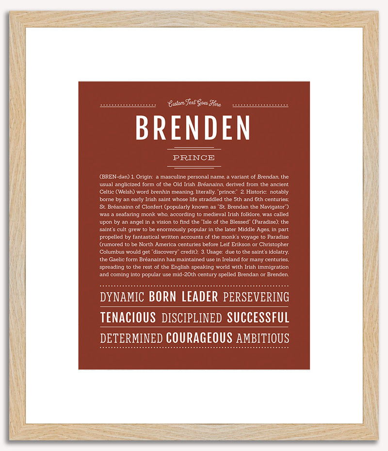 Brenden | Name Art Print