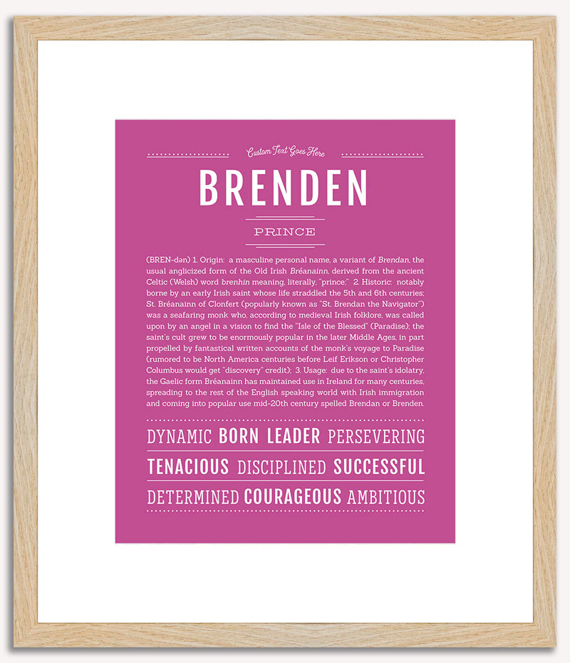 Brenden | Name Art Print