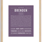 Brenden | Name Art Print