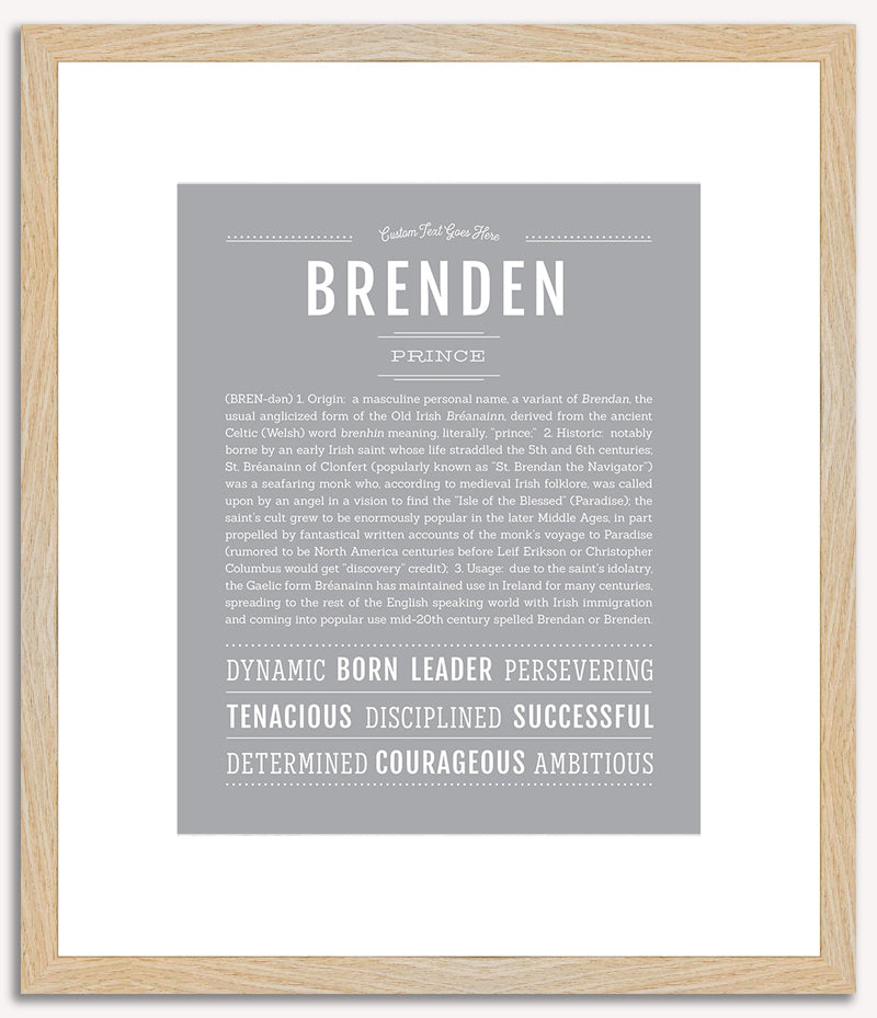 Brenden | Name Art Print