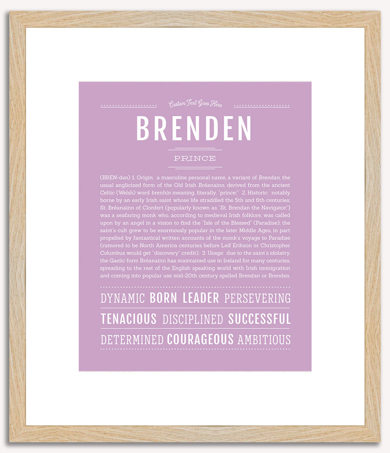 Brenden | Name Art Print