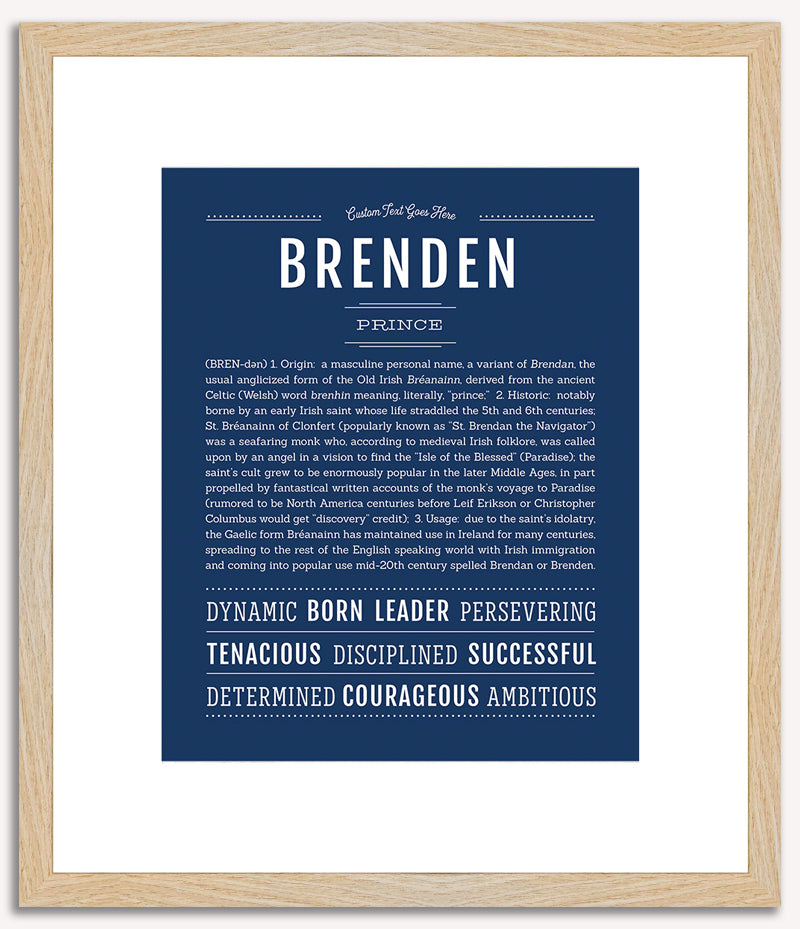 Brenden | Name Art Print