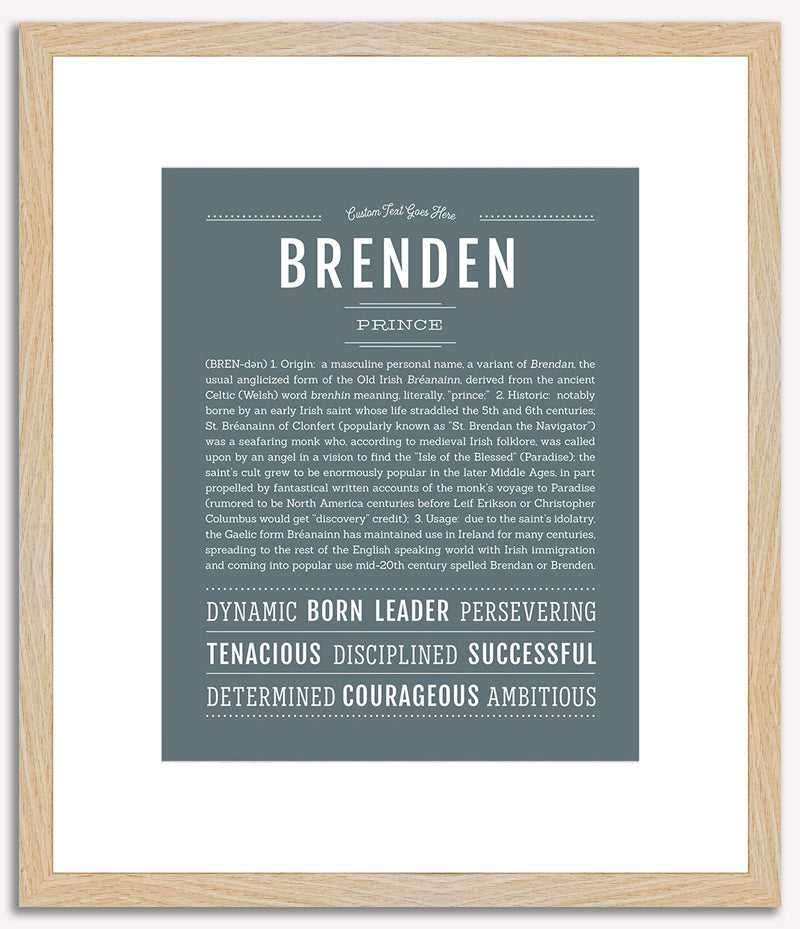 Brenden | Name Art Print