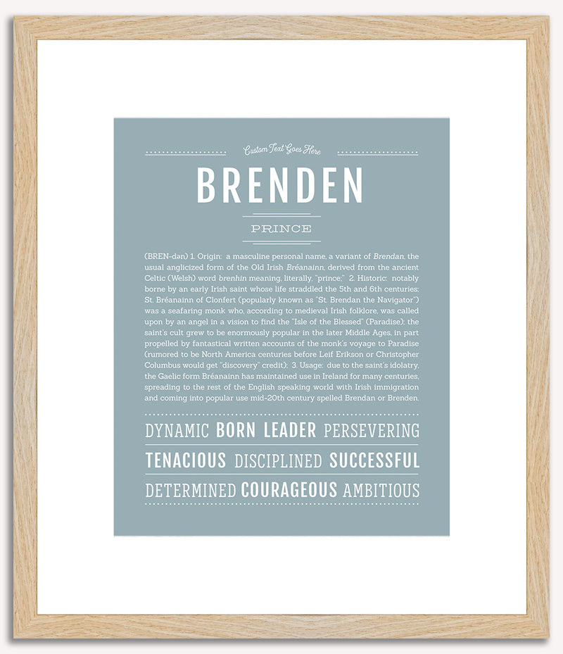 Brenden | Name Art Print