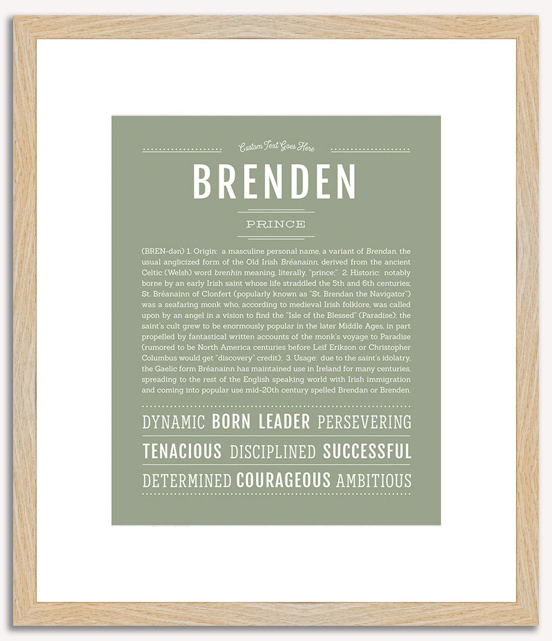 Brenden | Name Art Print