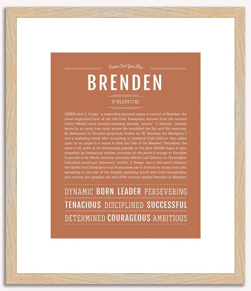 Brenden | Name Art Print