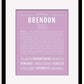 Frame Options | Lilac | Black Frame, Matted