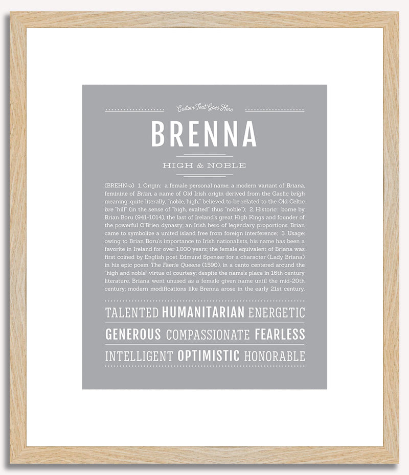 Brenna | Name Art Print