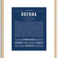 Brenna | Name Art Print