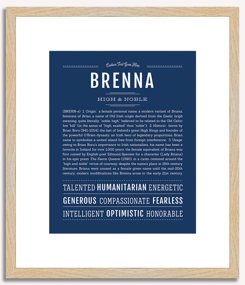 Brenna | Name Art Print