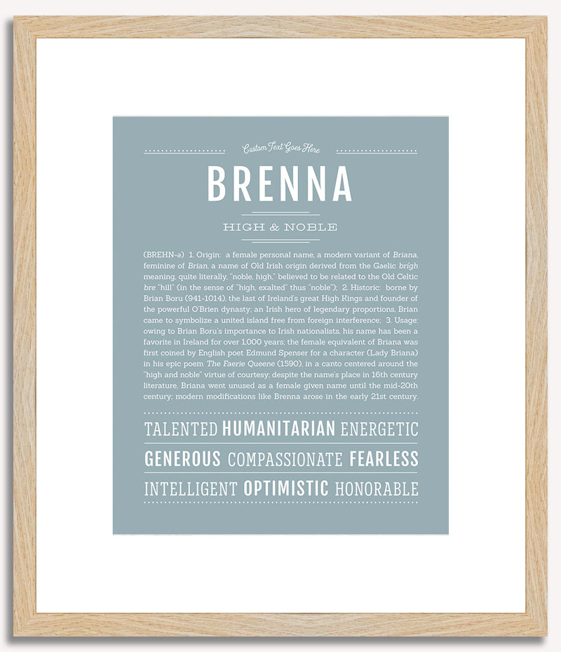 Brenna | Name Art Print