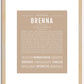 Brenna | Name Art Print