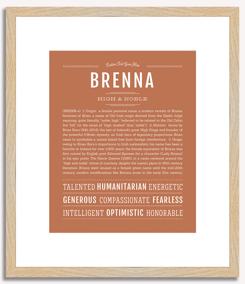 Brenna | Name Art Print