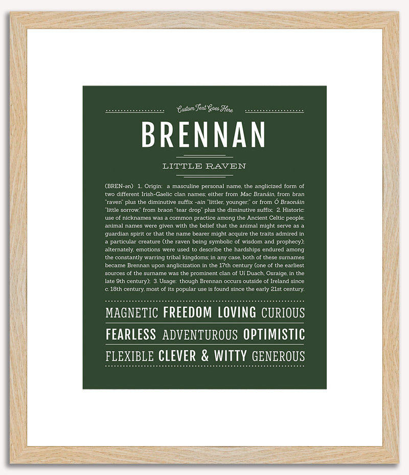 Brennan | Name Art Print